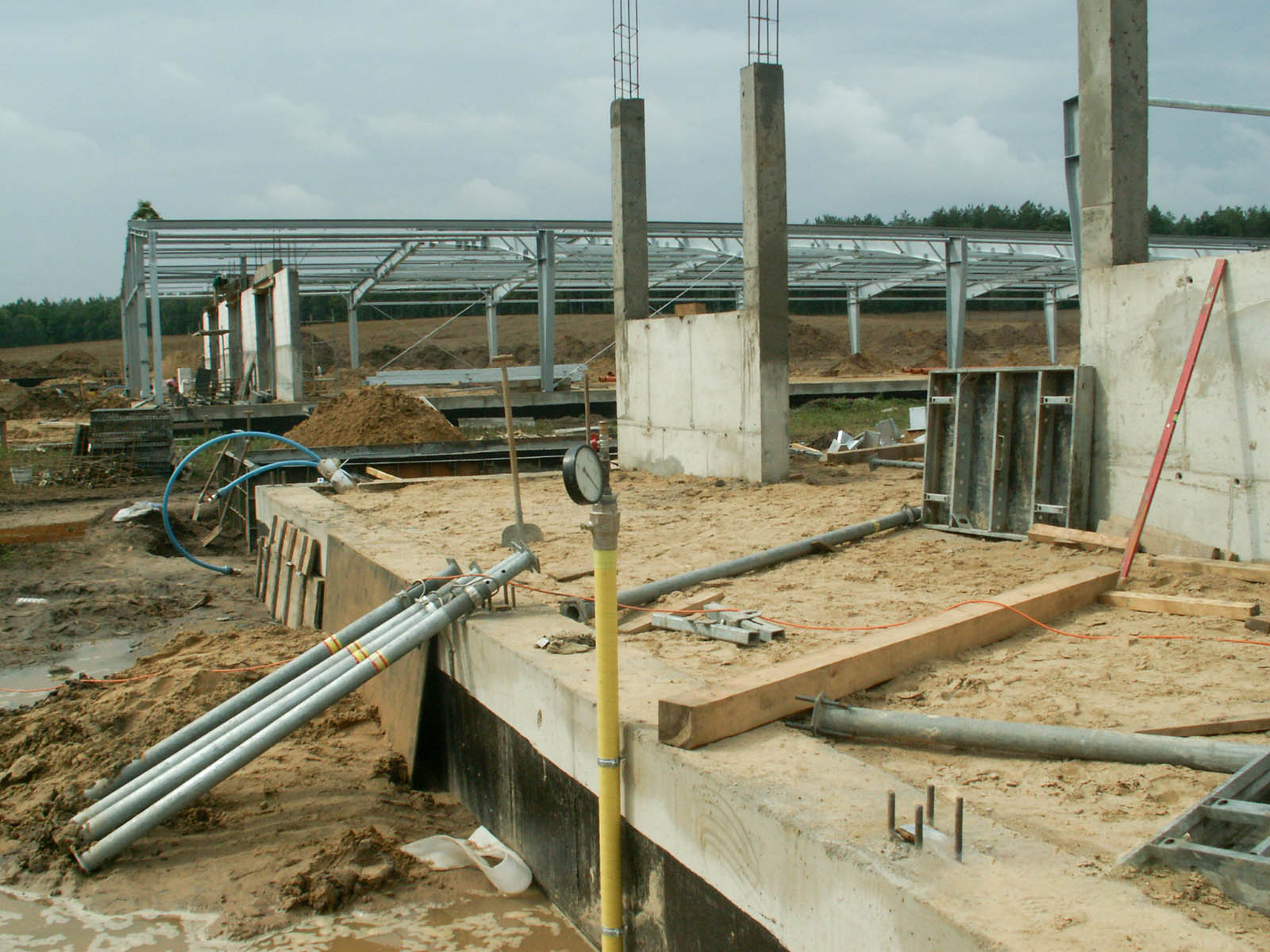 Hühnerfarm in Aussland